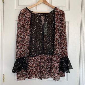 Long Tall Sally sheer blouse